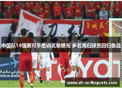 中国队18强赛对手集训名单曝光 多名海归球员回归备战